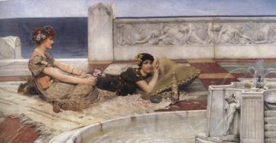 Alma-Tadema, Sir Lawrence Love's Votaries (mk23) Norge oil painting art